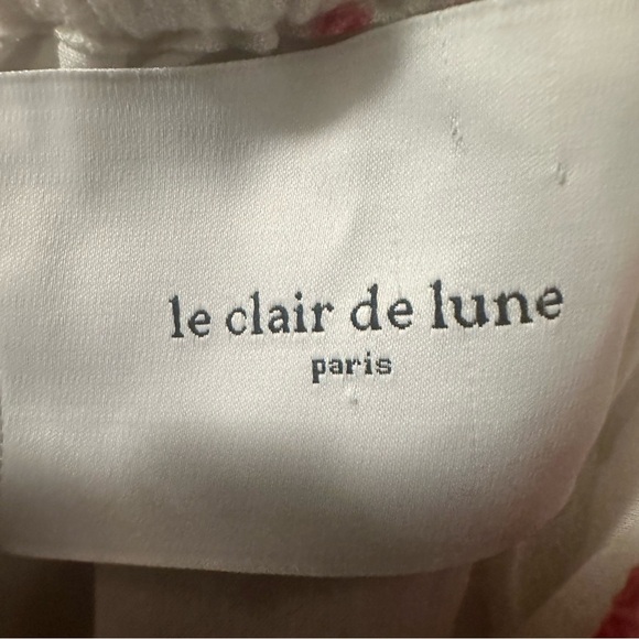 Le Clair De Lune White Red Floral Off Shoulder Dress - Picture 5 of 7